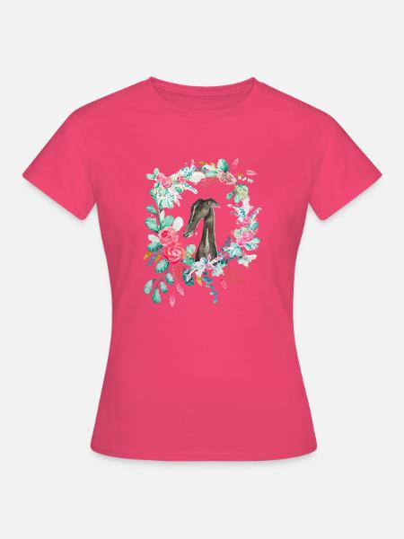 Galgo Uno in groß - Frauen T-Shirt - Azalea