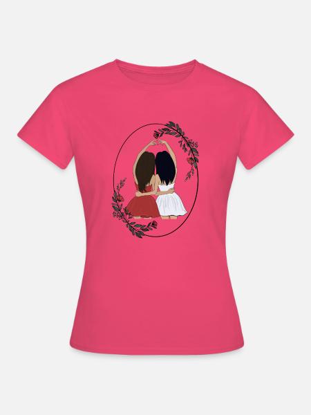 Beste Freundin - Frauen T-Shirt - Azalea