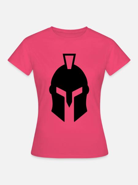Spartaner Helm - Frauen T-Shirt - Azalea