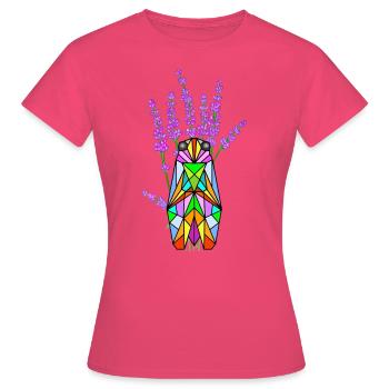 Provence in color - Women's T-Shirt - azalea - Front - AI Model Female 172 dark (172cm)