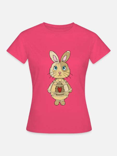 Seil-Hase - Frauen T-Shirt - Azalea
