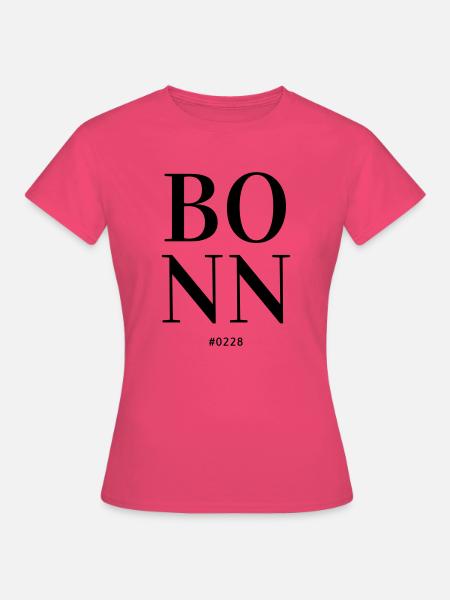 BONN 0228 - Frauen T-Shirt - Azalea