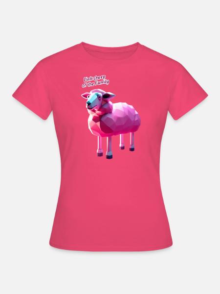 Pink Sheep of the Family T-Shirt - Dein Statement - Frauen T-Shirt - Azalea