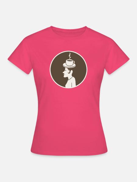 Kaffeehut Frau - Frauen T-Shirt - Azalea
