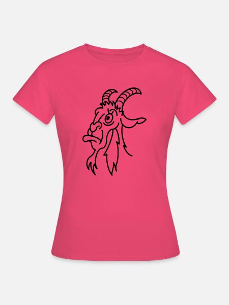 Ziegenbock - Frauen T-Shirt - Azalea