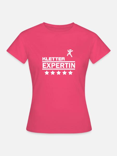kletter expertin - Frauen T-Shirt - Azalea