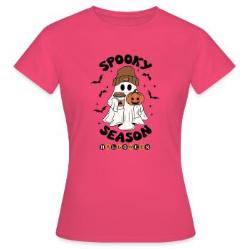 Gruselige Jahreszeit Helloween - Frauen T-Shirt - Azalea - Vorne - AI Model Female 172 dark (172cm)