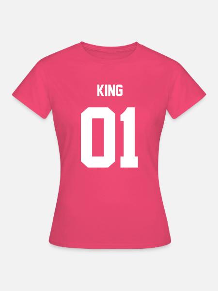 King Weiß - Frauen T-Shirt - Azalea
