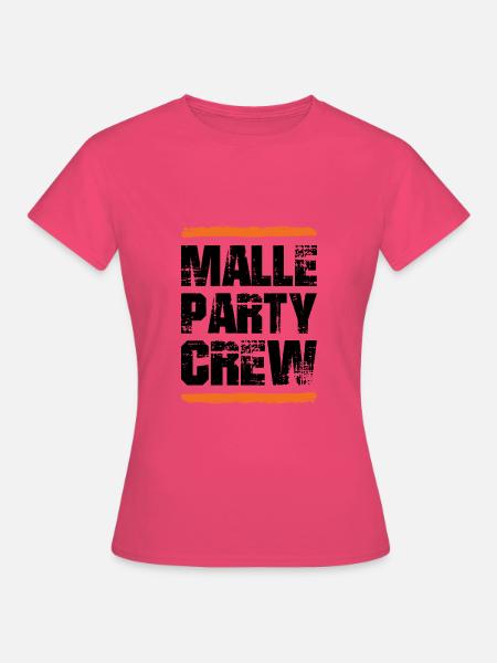 Malle Party Crew - Frauen T-Shirt - Azalea
