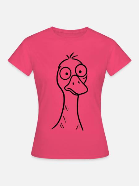 Dumme Gans - Frauen T-Shirt - Azalea