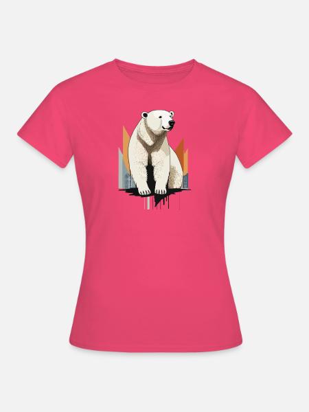 Eisbär, Nordpol, Eisberg, Winter - Frauen T-Shirt - Azalea