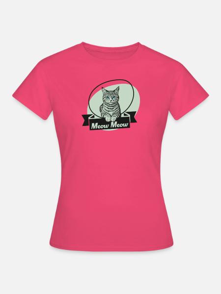 Katze, Miau - Frauen T-Shirt - Azalea