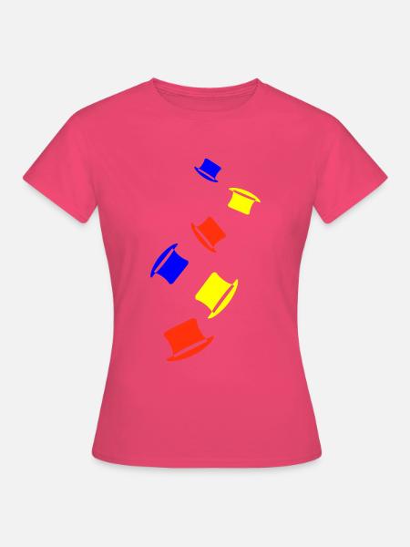 Bräutigam Zylinder Bunt - Frauen T-Shirt - Azalea