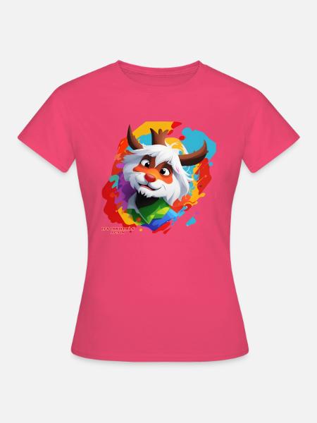 Reindeer - Frauen T-Shirt - Azalea