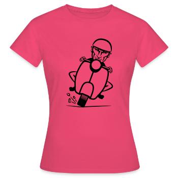 motorroller rasen witzig - Frauen T-Shirt - Azalea - Vorne - AI Model Female 172 dark (172cm)