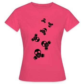 Gasmaske Symbol - Frauen T-Shirt - Azalea - Vorne - AI Model Female 172 dark (172cm)