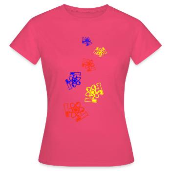 Reagenzglas Symbol - Frauen T-Shirt - Azalea - Vorne - AI Model Female 172 dark (172cm)