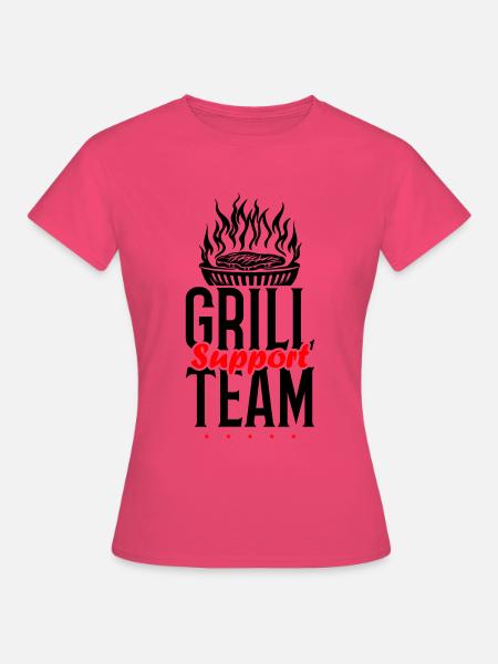 Grill Support Team - Frauen T-Shirt - Azalea