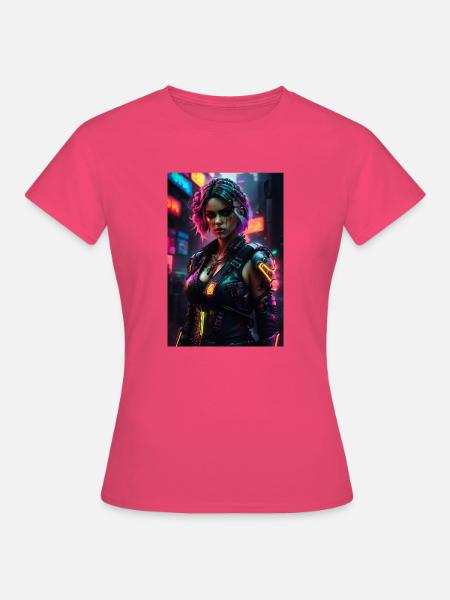 Frau cyberpunk - Frauen T-Shirt - Azalea