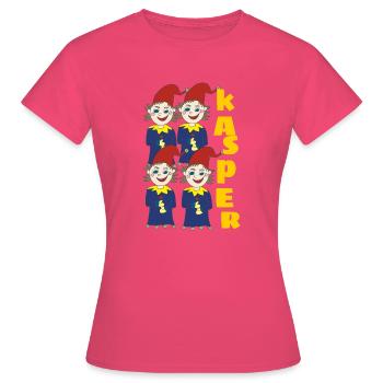 kasper 4 - Frauen T-Shirt - Azalea - Vorne - AI Model Female 172 dark (172cm)