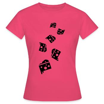 Sandwich Toast - T-shirt Femme - rose azalée - Devant - AI Model Female 172 dark (172cm)