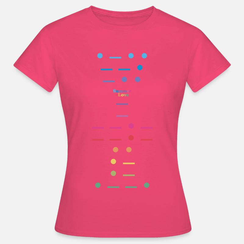 Pride Morsecode - Frauen T-Shirt - Azalea