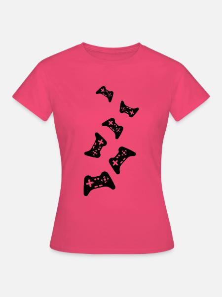 Gamepad Symbol Controller - Frauen T-Shirt - Azalea