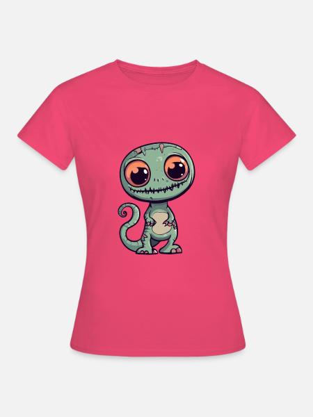 Chameleon Halloween Comic Lustig - Frauen T-Shirt - Azalea