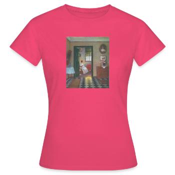 Im Sonnenschein - Frauen T-Shirt - Azalea - Vorne - AI Model Female 172 dark (172cm)