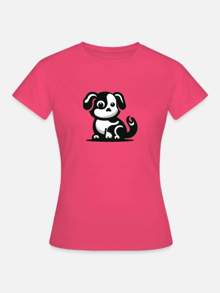 Niedlicher Hund - Frauen T-Shirt - Azalea