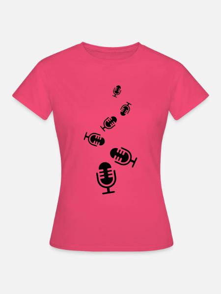 Mikrofon Symbol - Frauen T-Shirt - Azalea