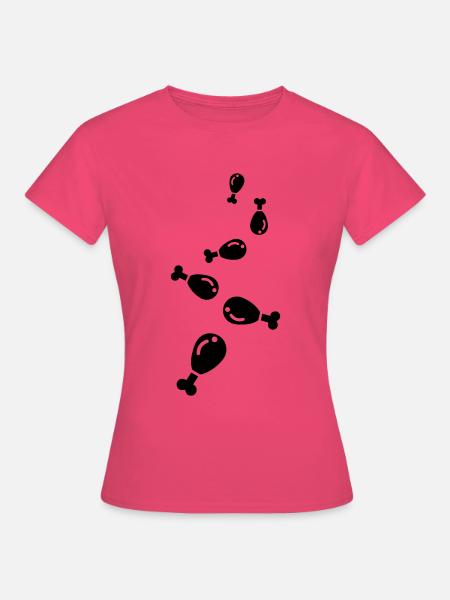 Hähnchen icon symbol - Frauen T-Shirt - Azalea