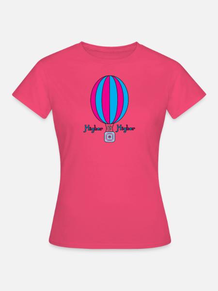 Heißluftballon Higher - Frauen T-Shirt - Azalea
