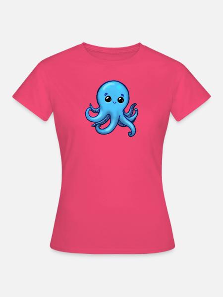 cute octopus - Frauen T-Shirt - Azalea