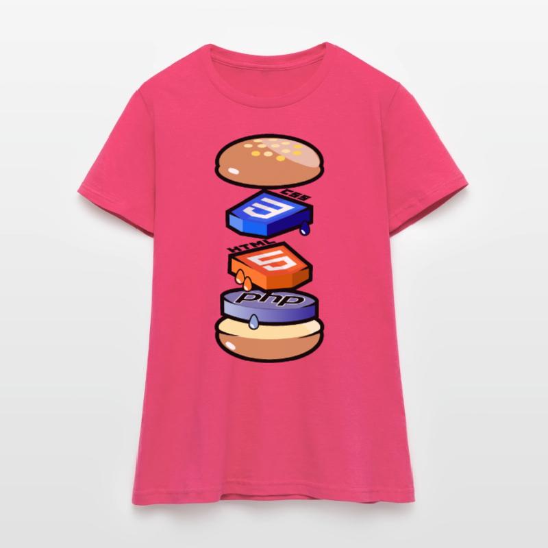 Programmeur informatique en Html, Css et Php T-shirt Femme