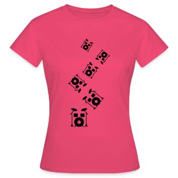 Percussion - Women's T-Shirt - azalea - Front - AI Model Female 172 dark (172cm)