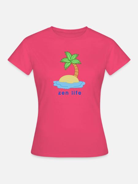 Zen-Leben - Frauen T-Shirt - Azalea