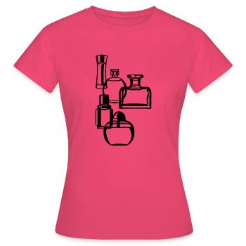 Parfums - T-shirt Femme - rose azalée - Devant - AI Model Female 172 dark (172cm)