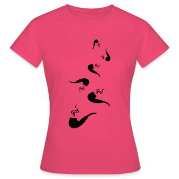 Pfeife rauchen - Frauen T-Shirt - Azalea - Vorne - AI Model Female 172 dark (172cm)