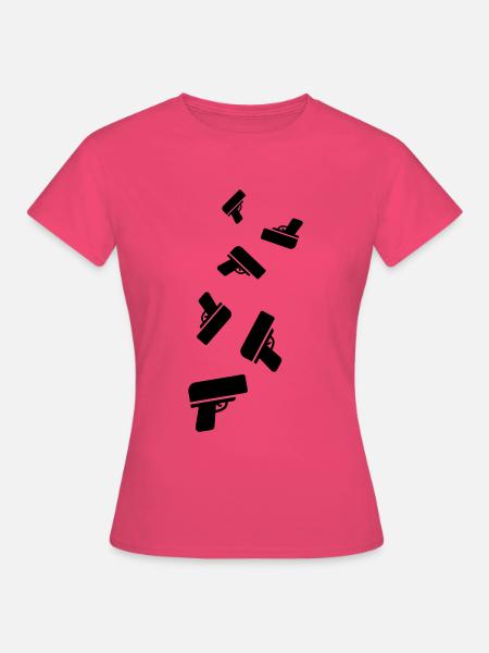 Waffe Money Rain - Frauen T-Shirt - Azalea