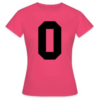 0 collège - T-shirt Femme - rose azalée - Devant - AI Model Female 172 dark (172cm)