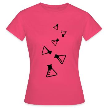 Reagenzglas Icon - Frauen T-Shirt - Azalea - Vorne - AI Model Female 172 dark (172cm)