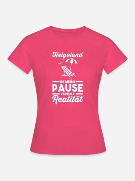 Nordsee Helgoland - Frauen T-Shirt - Azalea