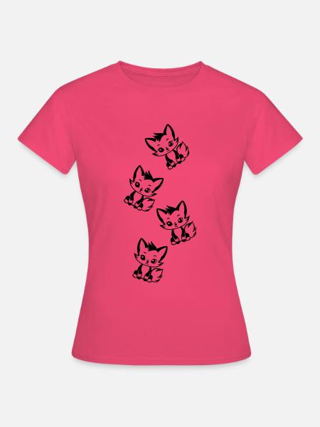 Fuchs Tier Baby - Frauen T-Shirt - Azalea