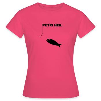 Petri Heil - Frauen T-Shirt - Azalea - Vorne - AI Model Female 172 dark (172cm)