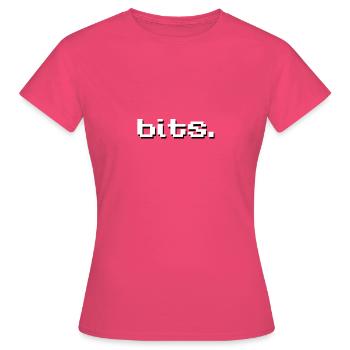 Embouts blancs - T-shirt Femme - rose azalée - Devant - AI Model Female 172 dark (172cm)