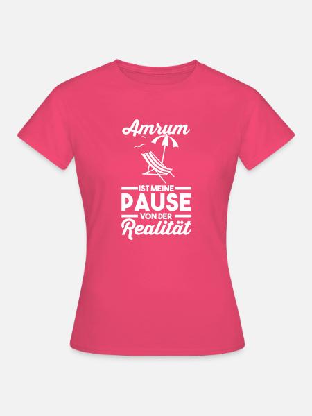 Nordsee Amrum - Frauen T-Shirt - Azalea