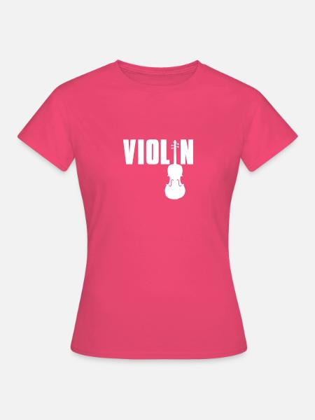 violin - Frauen T-Shirt - Azalea