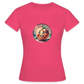 Heute bin ich in der Stimmung - Frauen T-Shirt - Azalea - Vorne - AI Model Female 172 dark (172cm)