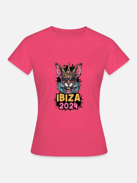 Ibiza 2024 Hase - Frauen T-Shirt - Azalea